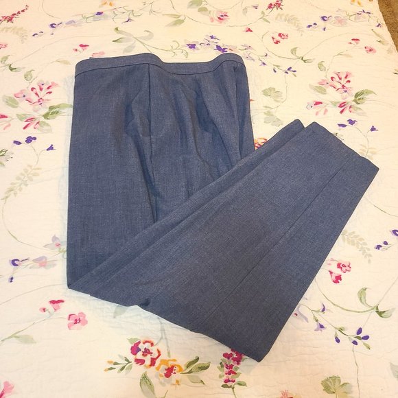 Sag Harbor Grey Straight Leg Dress Pants - Picture 1 of 2